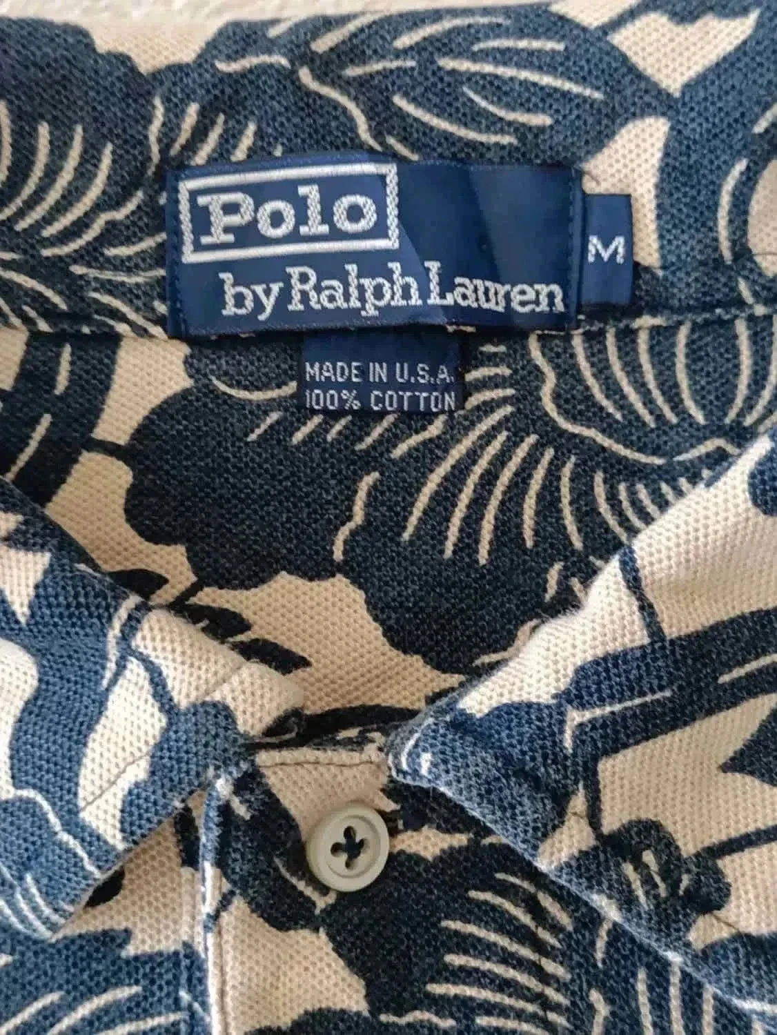 Polo Ralph Lauren USA Vintage Floraal Maat M – photo 6